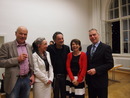 (v.l.n.r.) Dr. Klaus Hübner, Prof. Gesine Schiewer, Feridun Zaimoglu, Prof. Claudia Riehl, Prof. Jörg Roche