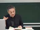 Feridun Zaimoglu während des Workshops